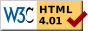 Valid HTML 4.01